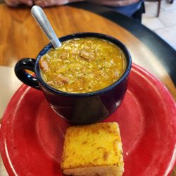 Chicory Cafe - Jambalaya and cornbread