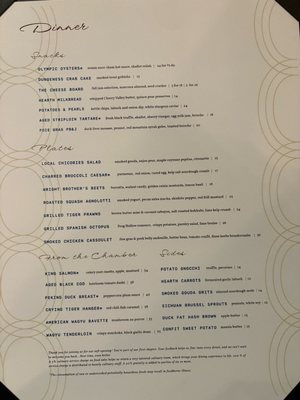 Menu photo 2 Bin 47 Woodinville, WA