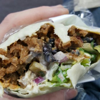 Fresh Market on the Go - Vegan "steak" burrito - Food Stands Near Me - Chicago, Illinois Fresh Market on the Go - Vegan "steak" burrito - Food Stands Near Me - Chicago, Illinois
