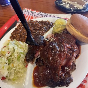 Full Moon BBQ - Outside sliced ,the only way to get it for me - Barbeque Near Me - Pelham, Alabama