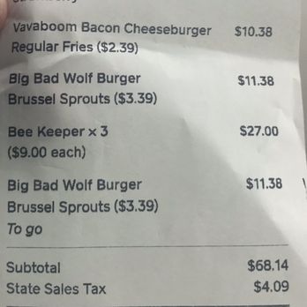 Iron Shoe Distillery - Very fair prices for lunch & drinks for two and an order to go. - Distilleries Near Me - Niles, Michigan