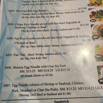 Pho Asian Grill - Menu 1. - Vietnamese Near Me - Santa Ana, California