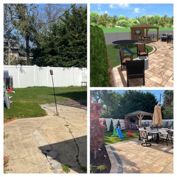 Sequoia Outdoor Living - Before / Render / After - Landscape Architects or Designers Near Me - Wantagh, New York Sequoia Outdoor Living - Before / Render / After - Landscape Architects or Designers Near Me - Wantagh, New York
