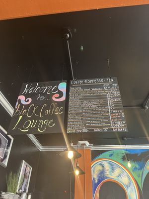 Menu photo 1 Black Coffee Lounge Cincinnati, OH