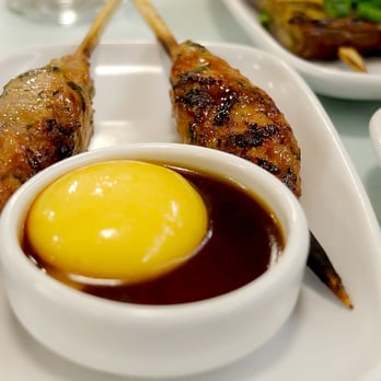 Jidori - tsukune and egg yolk - Japanese Near Me - London, XGL