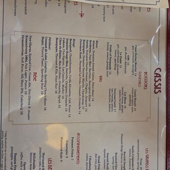 Cassis - French Near Me - Milwaukee, Wisconsin Cassis - French Near Me - Milwaukee, Wisconsin