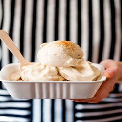 Our delicious cold and creamy Moo-Free Banana Nice Cream