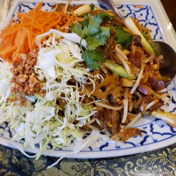President Thai - Beef pad thai. - Thai Near Me - Pasadena, California President Thai - Beef pad thai. - Thai Near Me - Pasadena, California
