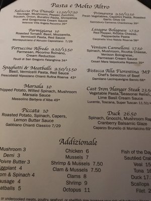 Menu photo 6 V Paul's Pensacola, FL