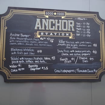 Anchor Station - Menu - Food Trucks Near Me - Traverse City, Michigan