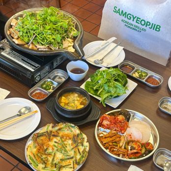 Samgyeopjib - Minari Pork Belly Platter - Korean Near Me - Cerritos, California Samgyeopjib - Minari Pork Belly Platter - Korean Near Me - Cerritos, California