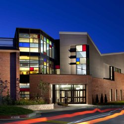 Owen Brown Interfaith Center - East Entrance (evening)