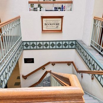 AK Smiley Public Library - Staircase down to Friends Bookstore - Libraries Near Me - Redlands, California AK Smiley Public Library - Staircase down to Friends Bookstore - Libraries Near Me - Redlands, California