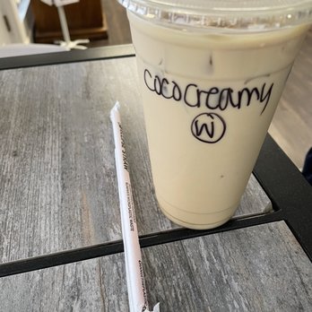 Coffee Me Crazy - Iced Coconut Creme Latte - Coffee & Tea Near Me - San Antonio, Texas Coffee Me Crazy - Iced Coconut Creme Latte - Coffee & Tea Near Me - San Antonio, Texas