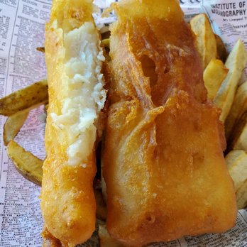 The Codfather - Inside of battered haddock - Fish & Chips Near Me - Henderson, Nevada The Codfather - Inside of battered haddock - Fish & Chips Near Me - Henderson, Nevada
