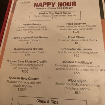 Cascal - Happy hour menu food - Tapas Bars Near Me - Mountain View, California