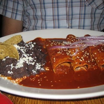 Frontera Grill - enchilada de coloradito before - Mexican Near Me - Chicago, Illinois