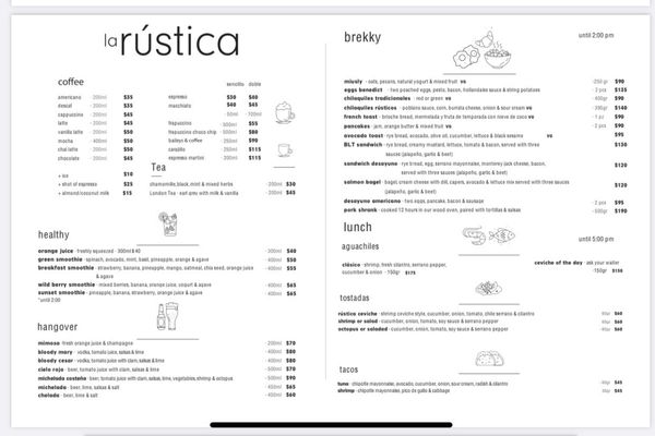 Menu photo 5 La Rústica Sayulita, NAY