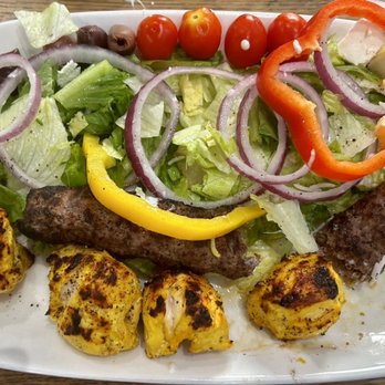 Maman Joon Kitchen Tysons - Combo 1 with salad. - Persian/Iranian Near Me - Tysons, Virginia