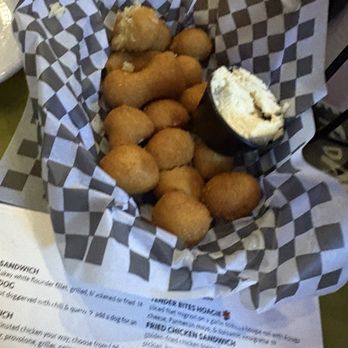 Dead Dog Saloon - Complementary hush puppies - Seafood Near Me - Murrells Inlet, South Carolina