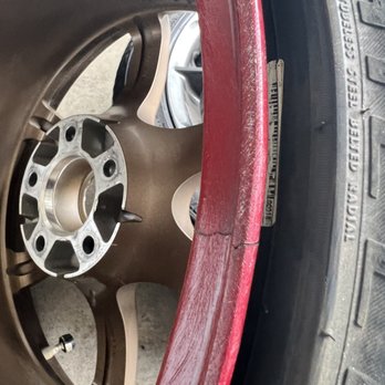 Damian Tires - Previous shop's poor quality work and paint on my wheel without my consent - Tires Near Me - Menifee, California