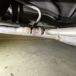 Smog tube weld