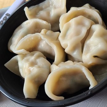 Mian Pull Noodle - Pork/shrimp/chive dumplings. - Noodles Near Me - Rockville, Maryland