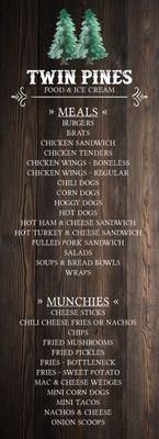 Menu photo 1 Twin Pines Eatery Tecumseh, MI