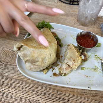 Cafe Dantorels - Breakfast burrito demolished - Cafes Near Me - Sacramento, California