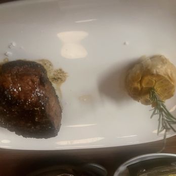 Old Brea Chop House - Filet mignon and roasted garlic - Steakhouses Near Me - Brea, California Old Brea Chop House - Filet mignon and roasted garlic - Steakhouses Near Me - Brea, California