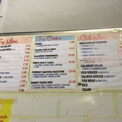 Hot Fish - Menu - 25/03/16