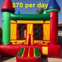 Bakersfield Party Rentals - Red Castle $70/day