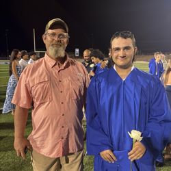 Bard Craft Designs Embroidery - My son and his dad after he walked the stage at graduation LVHS 2026!