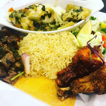 Istar Restaurant - a plate of food with rice, meat and vegetables - African Near Me - Etobicoke, Ontario Istar Restaurant - a plate of food with rice, meat and vegetables - African Near Me - Etobicoke, Ontario