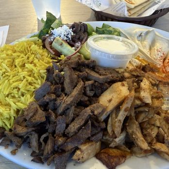 Green Corner Restaurant - Mix Shawarma plate - Mediterranean Near Me - Scottsdale, Arizona