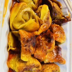 Chens Garden - Szechuan Wonton (sweet & spicy sauce on fried wontons)