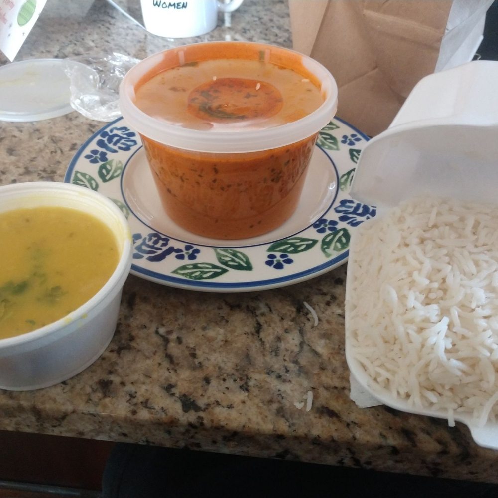 Soup was tasty but small portion for $6. More of a $3 price point. Curry was good but only 5 pieces of cheese in the entire entree. Soup was tasty but small portion for $6. More of a $3 price point. Curry was good but only 5 pieces of cheese in the entire entree.