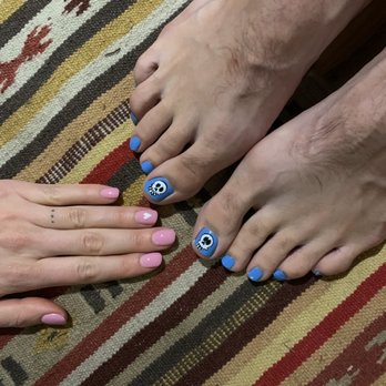 ZA Nails Spa - Valentine nails and punk toes - Nail Salons Near Me - Fremont, California ZA Nails Spa - Valentine nails and punk toes - Nail Salons Near Me - Fremont, California