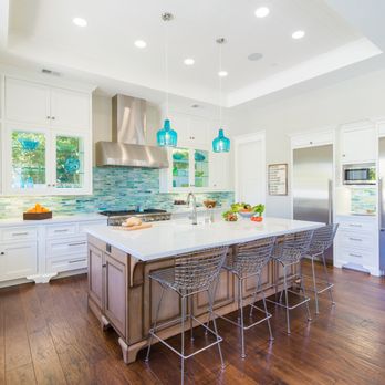 Superior Tile and Stone - Countertops, Island and Backsplash give nice looking to the kitchen - Tiling Near Me - GARDENA, California
