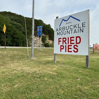Fried Pie Shack - a sign in a field - Desserts Near Me - Oklahoma City, Oklahoma