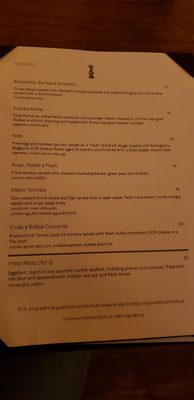 Menu photo 4 Antica Pesa Brooklyn, NY Menu photo 4 Antica Pesa Brooklyn, NY