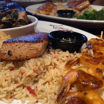 LongHorn Steakhouse - 4ct. Redrock Grilled Shrimp side added to Salmon - Steakhouses Near Me - Greensboro, North Carolina LongHorn Steakhouse - 4ct. Redrock Grilled Shrimp side added to Salmon - Steakhouses Near Me - Greensboro, North Carolina