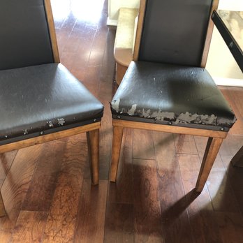 Scandinavian Designs - Dining chairs from dining set purchased 7 years ago. About 5 years ago or earlier, they started falling apart. - Furniture Stores Near Me - Pasadena, California Scandinavian Designs - Dining chairs from dining set purchased 7 years ago. About 5 years ago or earlier, they started falling apart. - Furniture Stores Near Me - Pasadena, California