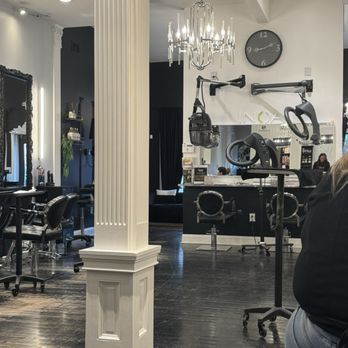 Vanity Salon - The view from the shampoo chair - Hair Salons Near Me - Monclair, New Jersey