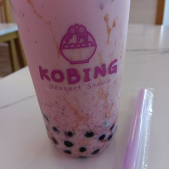 Kobing Dessert Studio - Fresh Strawberry Milk Tea - Desserts Near Me - Citrus Heights, California