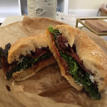 Bagelsaurus - BLT on a salt bagel - Bagels Near Me - Cambridge, Massachusetts