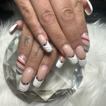 Beyond Nails - I love my Christmas nails - Nail Salons Near Me - Sparks, Nevada