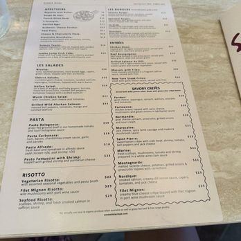 Creme De La Crepe - Menu - French Near Me - Redondo Beach, California Creme De La Crepe - Menu - French Near Me - Redondo Beach, California