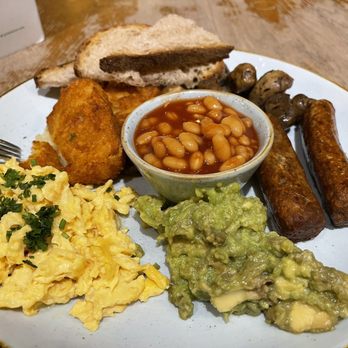 Grain Store Cafe & Bar - Full veggie breakfast - Cafes Near Me - Horley, WSX