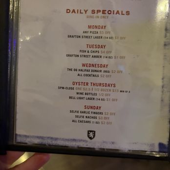 Blowers & Grafton - Daily specials - Bars Near Me - Edmonton, Alberta